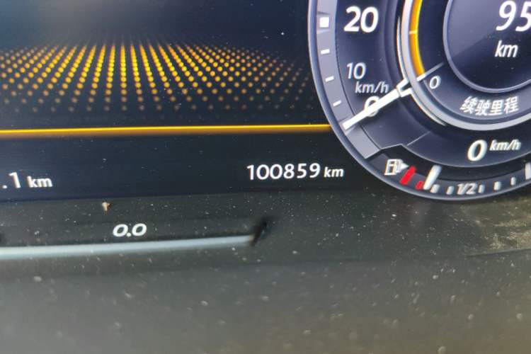 Used Volkswagen Teramont 2017 530 V6 Four-Wheel Drive Supreme Flagship Edition Odometer Close Up