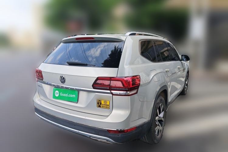 Used Volkswagen Teramont 2017 380TSI Four-Wheel Drive Luxury Edition Rear Right 45 Deg