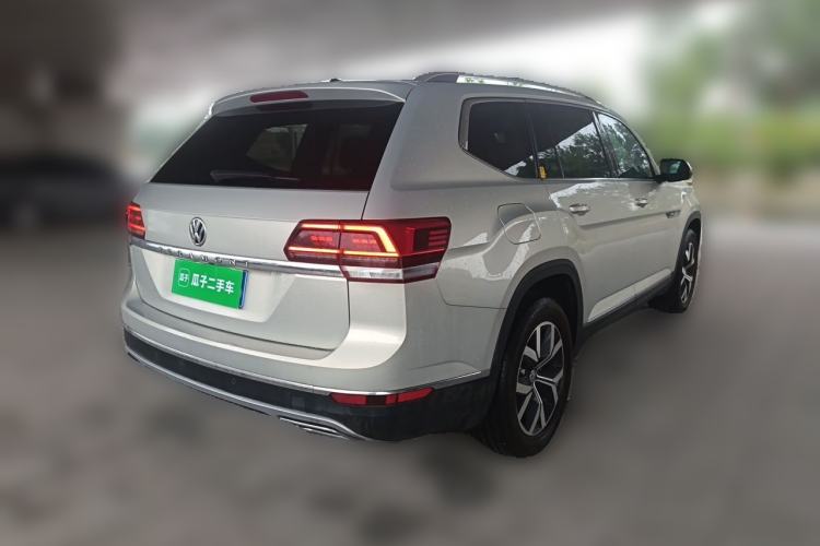 Used Volkswagen Teramont 2017 380TSI Four-Wheel Drive Luxury Edition Rear Right 45 Deg