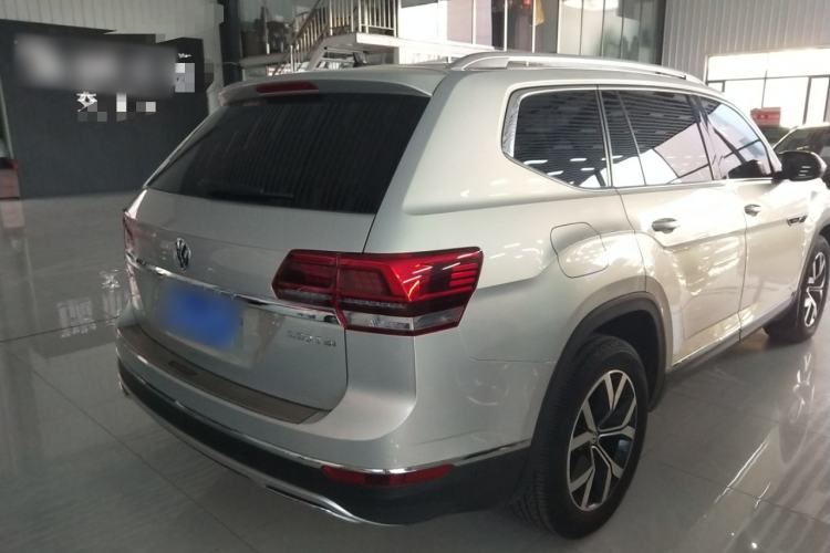 Used Volkswagen Teramont 2017 380TSI Four-Wheel Drive Luxury Edition Rear Right 45 Deg