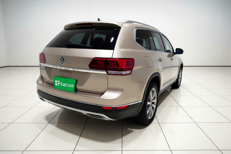 Used Volkswagen Teramont 2017 380TSI Four-Wheel Drive Flagship Edition Rear Right 45 Deg