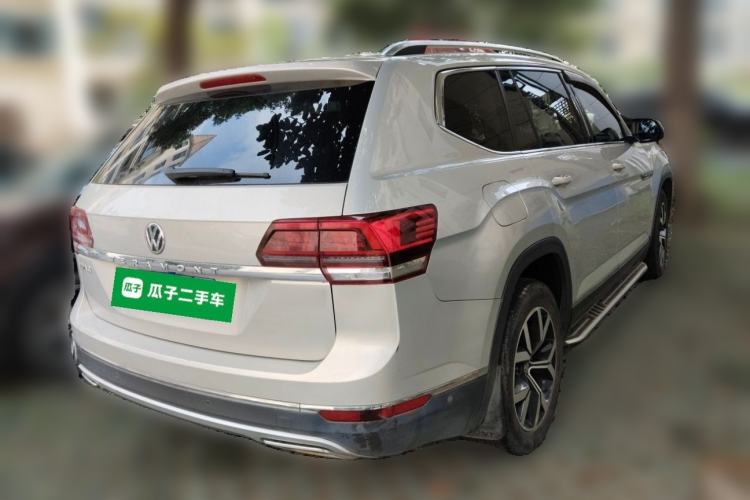 Used Volkswagen Teramont 2017 380TSI Four-Wheel Drive Luxury Edition Rear Right 45 Deg