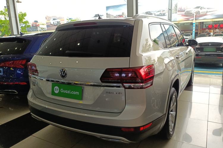 Used Volkswagen Teramont 2017 380TSI Four-Wheel Drive Comfort Edition Rear Right 45 Deg