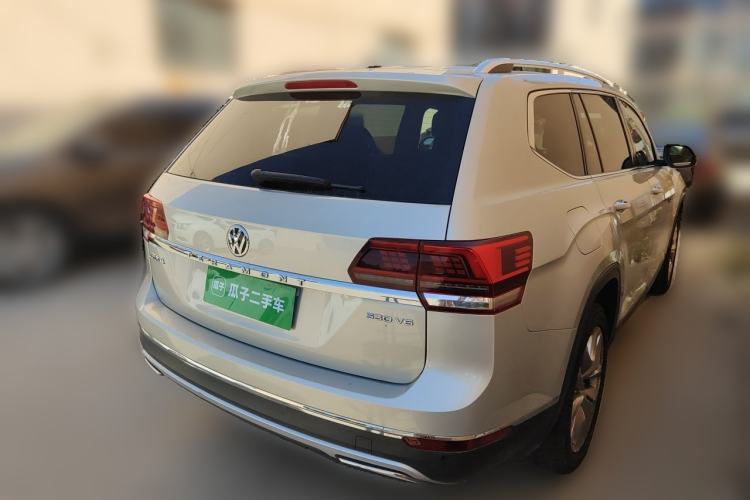 Used Volkswagen Teramont 2017 530 V6 Four-Wheel Drive Supreme Flagship Edition Rear Right 45 Deg
