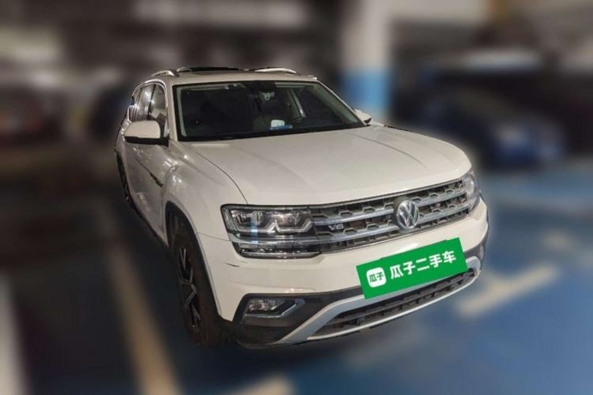 Used Volkswagen Teramont 2017 530 V6 Four-Wheel Drive Luxury Edition Front Right 45 Deg
