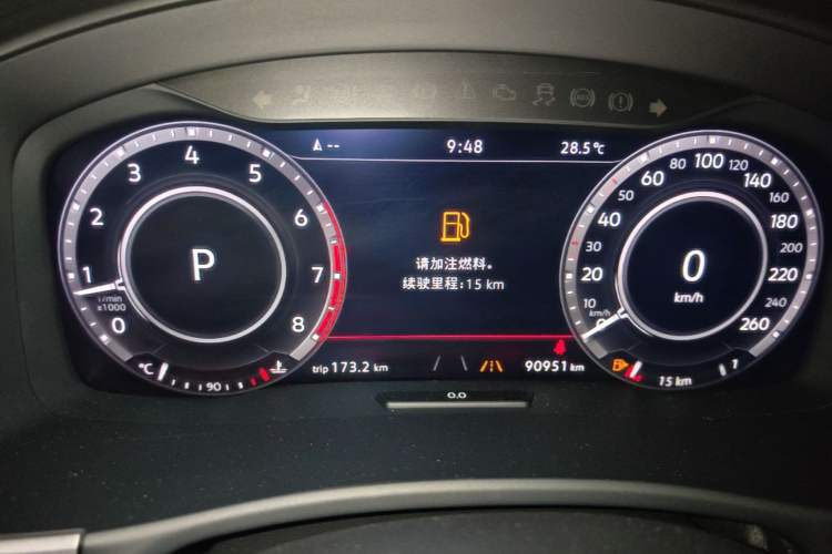 Used Volkswagen Teramont 2017 530 V6 Four-Wheel Drive Supreme Flagship Edition Instrument Cluster