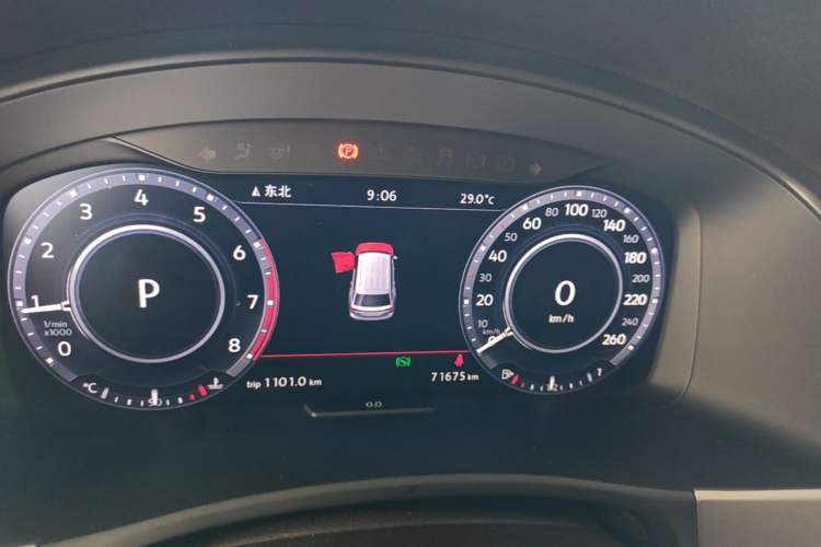Used Volkswagen Teramont 2017 330TSI Two-Wheel-Drive Flagship Edition Instrument Cluster