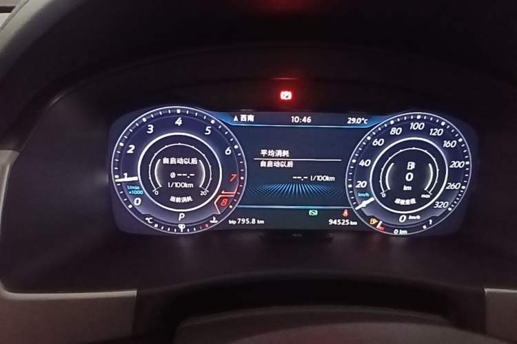 Used Volkswagen Teramont 2017 330TSI Two-Wheel-Drive Luxury Edition Instrument Cluster