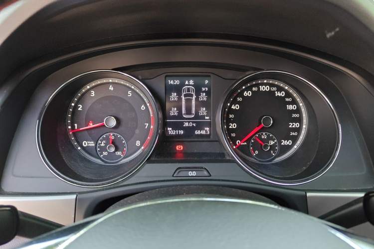 Used Volkswagen Teramont 2017 380TSI Four-Wheel Drive Luxury Edition Instrument Cluster