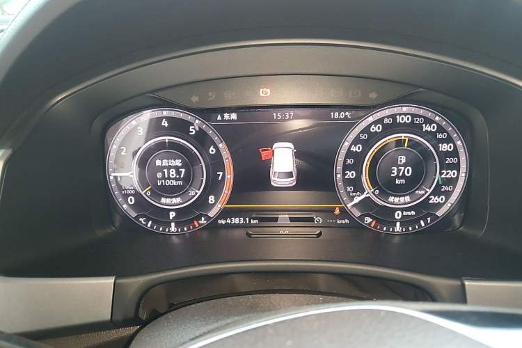 Used Volkswagen Teramont 2017 530 V6 Four-Wheel Drive Flagship Edition Instrument Cluster