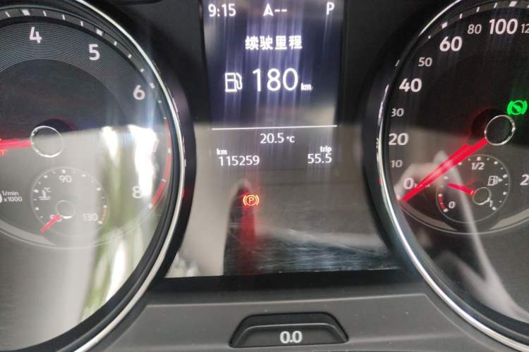 Used Volkswagen Teramont 2017 380TSI Four-Wheel Drive Comfort Edition Odometer Close Up