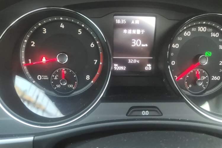 Used Volkswagen Teramont 2017 380TSI Four-Wheel Drive Luxury Edition Odometer Close Up