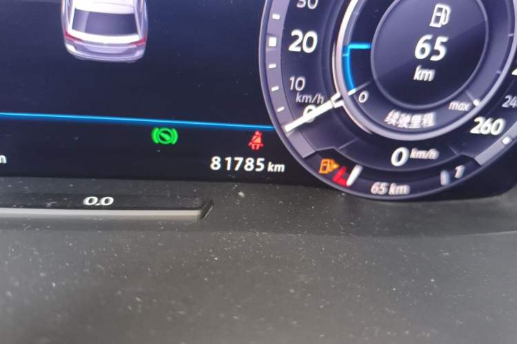 Used Volkswagen Teramont 2017 530 V6 Four-Wheel Drive Flagship Edition Odometer Close Up