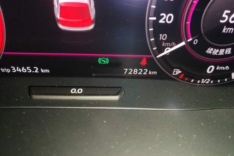 Used Volkswagen Teramont 2017 380TSI Four-Wheel Drive Luxury Edition Odometer Close Up