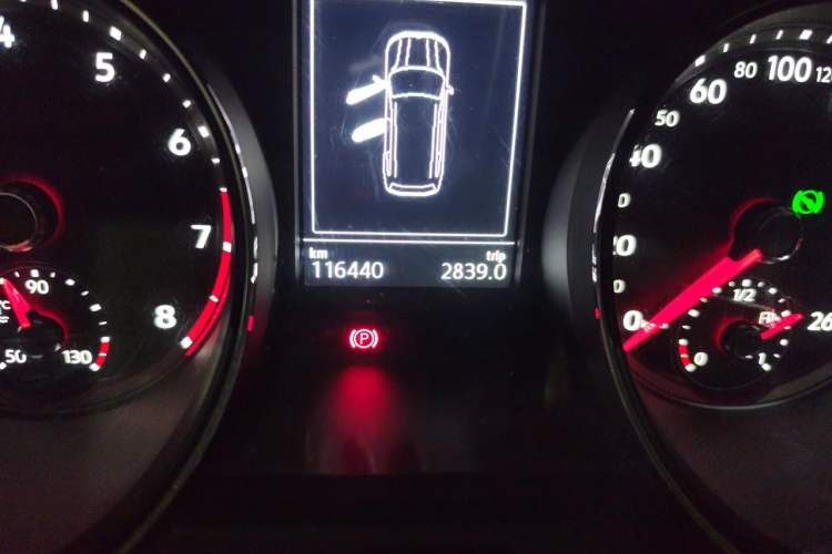 Used Volkswagen Teramont 2017 380TSI Four-Wheel Drive Luxury Edition Odometer Close Up