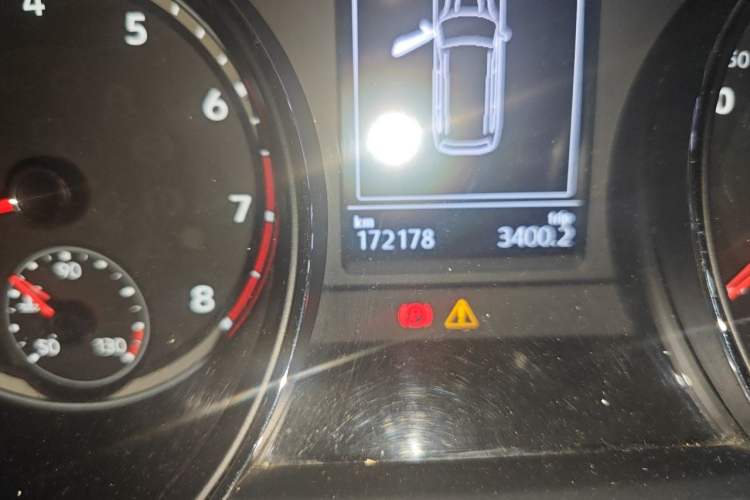 Used Volkswagen Teramont 2017 380TSI Four-Wheel Drive Luxury Edition Odometer Close Up