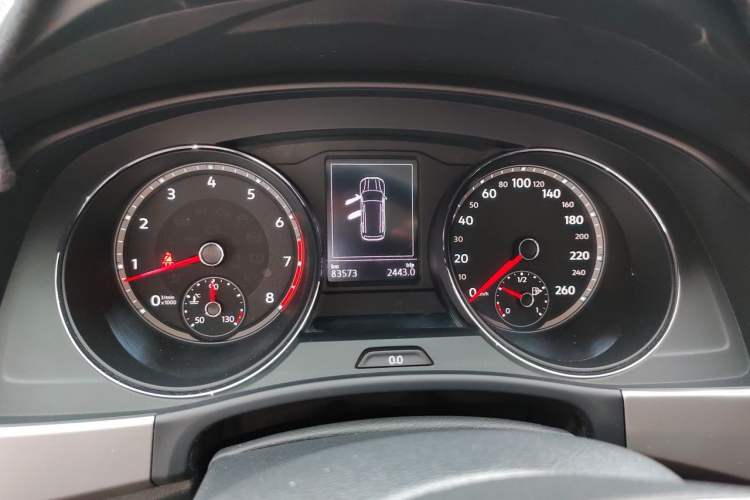 Used Volkswagen Teramont 2017 380TSI Four-Wheel Drive Luxury Edition Odometer Close Up