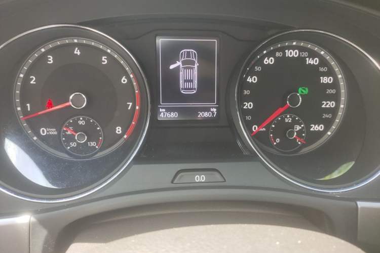 Used Volkswagen Teramont 2017 380TSI Four-Wheel Drive Luxury Edition Odometer Close Up