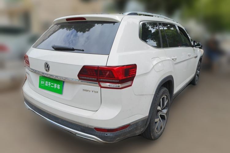 Used Volkswagen Teramont 2017 380TSI Four-Wheel Drive Luxury Edition Rear Right 45 Deg