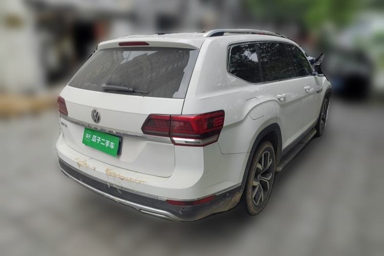 Used Volkswagen Teramont 2017 380TSI Four-Wheel Drive Luxury Edition Rear Right 45 Deg