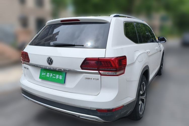 Used Volkswagen Teramont 2017 380TSI Four-Wheel Drive Luxury Edition Rear Right 45 Deg