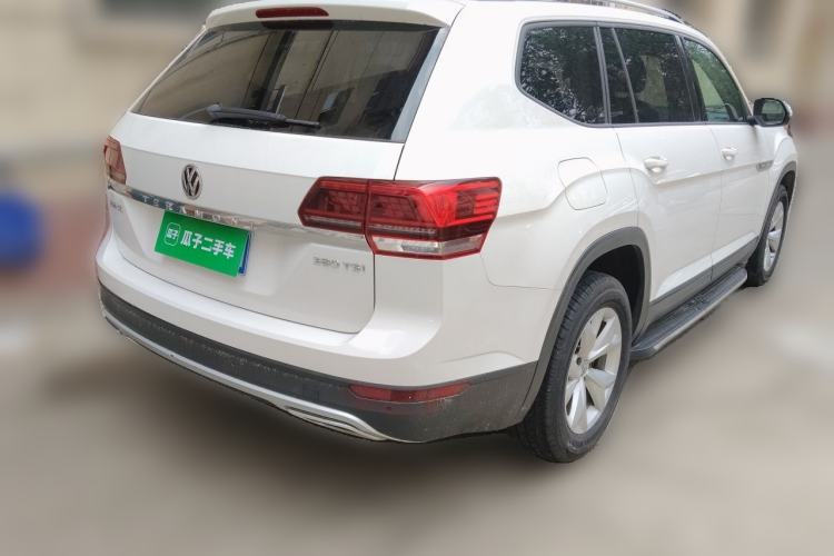 Used Volkswagen Teramont 2017 380TSI Four-Wheel Drive Comfort Edition Rear Right 45 Deg