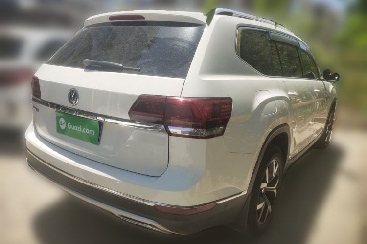 Used Volkswagen Teramont 2017 380TSI Four-Wheel Drive Luxury Edition Rear Right 45 Deg