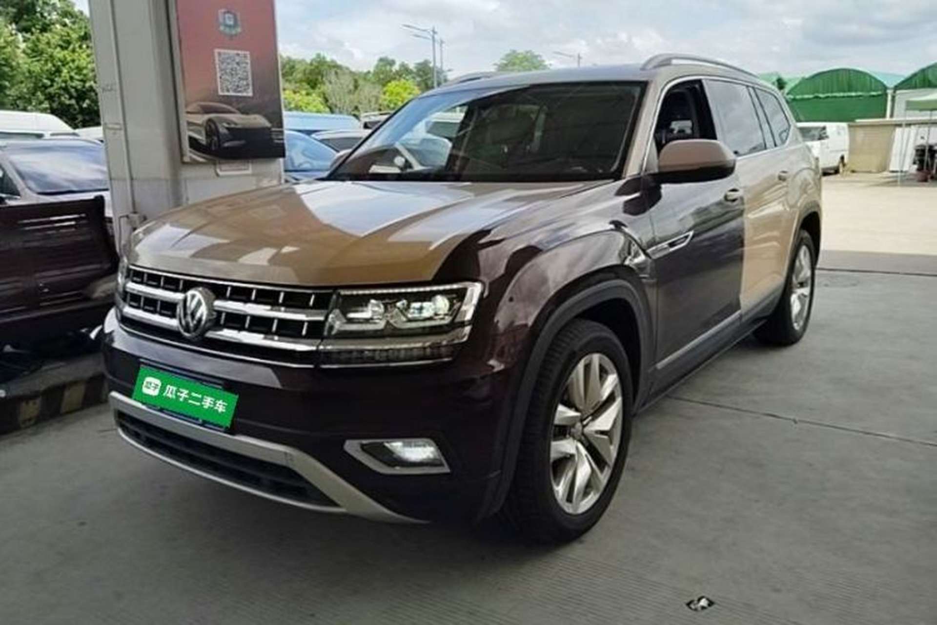 Used Volkswagen Teramont 2017 380TSI Four-Wheel Drive Flagship Edition Front Left 45 Deg