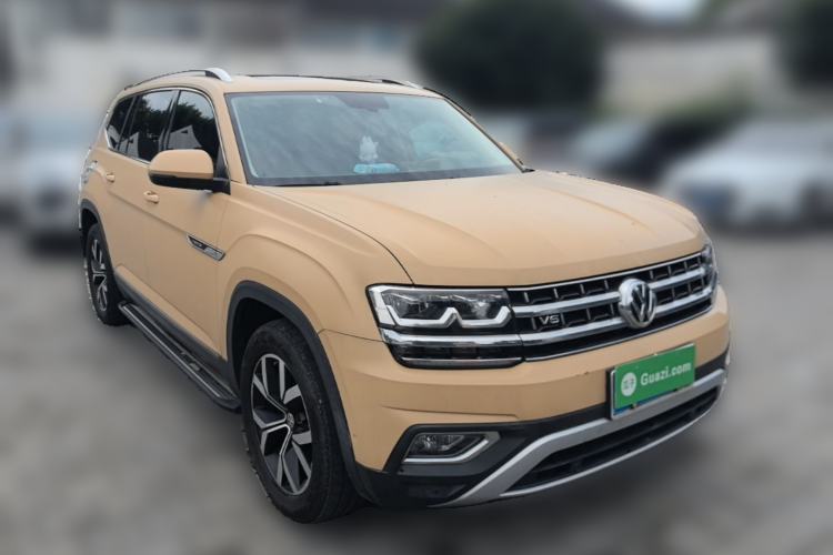 Used Volkswagen Teramont 2017 380TSI Four-Wheel Drive Luxury Edition Front Right 45 Deg