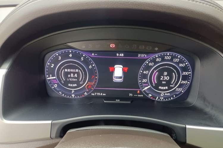 Used Volkswagen Teramont 2017 380TSI Four-Wheel Drive Luxury Edition Instrument Cluster