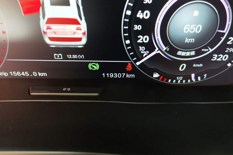 Used Volkswagen Teramont 2017 330TSI Two-Wheel-Drive Luxury Edition Odometer Close Up