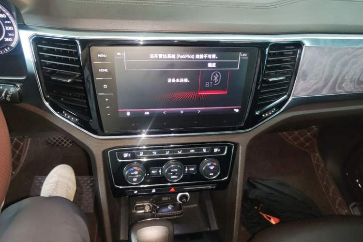 Used Volkswagen Teramont 2019 530 V6 Four-Wheel Drive Prestige Flagship Edition China V Standard Audio And AC Panel