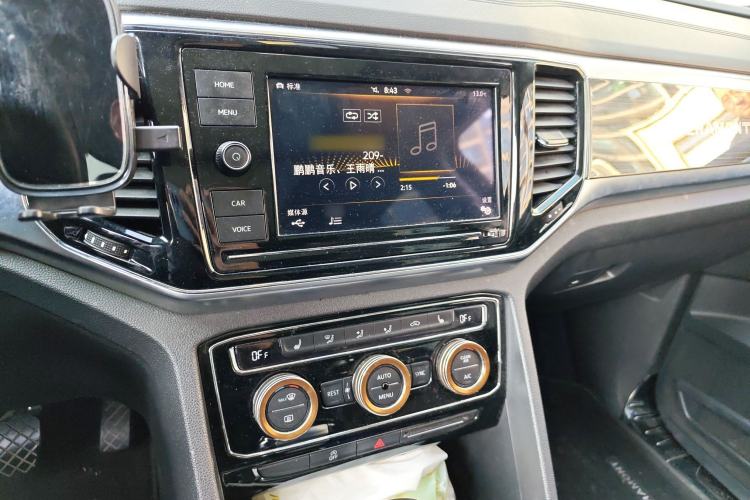 Used Volkswagen Teramont 2019 380TSI Four-Wheel Drive Luxury Version China V Standard Audio And AC Panel