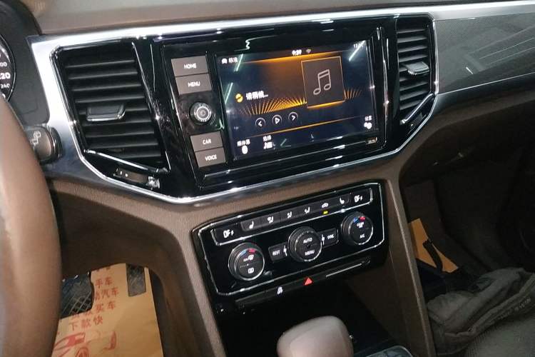 Used Volkswagen Teramont 2019 380TSI Four-Wheel Drive Luxury Version China VI Standard Audio And AC Panel