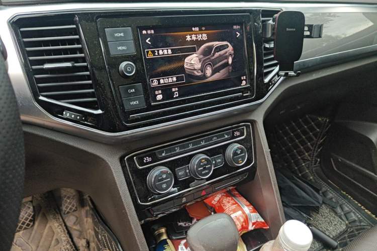 Used Volkswagen Teramont 2019 380TSI Four-Wheel Drive Luxury Version China V Standard Audio And AC Panel