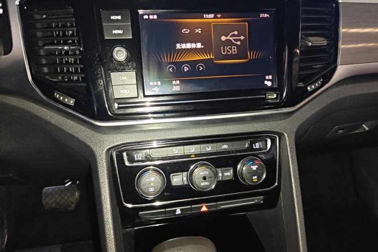 Used Volkswagen Teramont 2019 380TSI Four-Wheel Drive Comfort Edition China VI Standard Audio And AC Panel