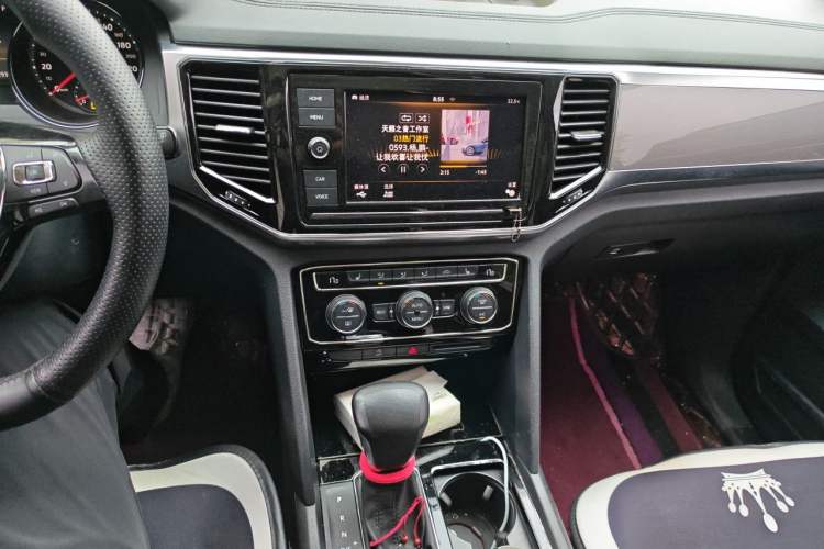 Used Volkswagen Teramont 2019 380TSI Four-Wheel Drive Luxury Version China V Standard Audio And AC Panel