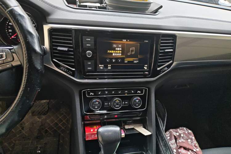 Used Volkswagen Teramont 2019 330TSI Two-Wheel-Drive Luxury Edition China VI Standard Audio And AC Panel