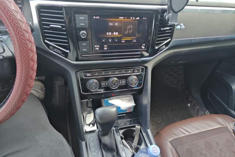 Used Volkswagen Teramont 2019 380TSI Four-Wheel Drive Luxury Version China VI Standard Audio And AC Panel