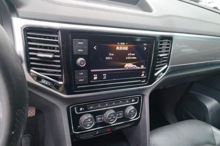 Used Volkswagen Teramont 2019 330TSI Two-Wheel-Drive Luxury Edition China VI Standard Audio And AC Panel