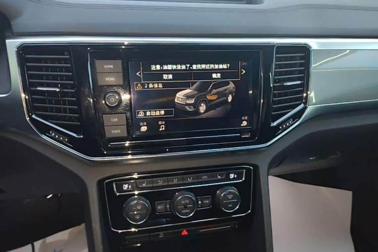 Used Volkswagen Teramont 2019 330TSI Two-Wheel-Drive Luxury Edition China V Standard Audio And AC Panel