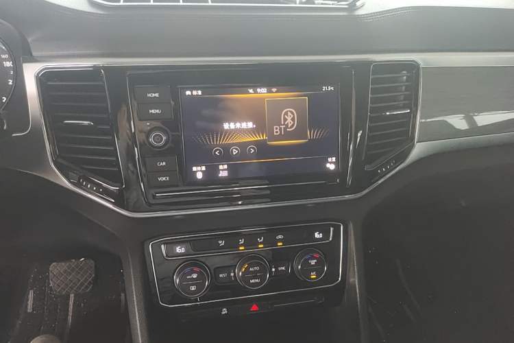 Used Volkswagen Teramont 2019 380TSI Four-Wheel Drive Comfort Edition China V Standard Audio And AC Panel