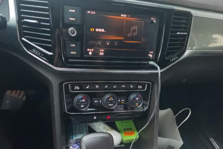 Used Volkswagen Teramont 2019 380TSI Four-Wheel Drive Luxury Version China V Standard Audio And AC Panel