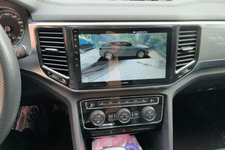Used Volkswagen Teramont 2019 380TSI Four-Wheel Drive Luxury Version China VI Standard Audio And AC Panel