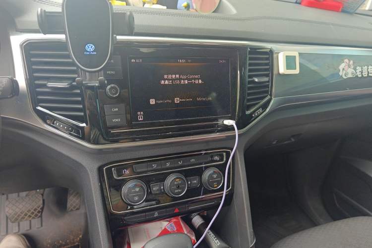 Used Volkswagen Teramont 2019 380TSI Four-Wheel Drive Comfort Edition China VI Standard Audio And AC Panel