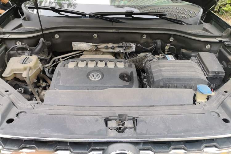 Used Volkswagen Teramont 2019 530 V6 Four-Wheel Drive Luxury Edition China V Standard Engine Bay