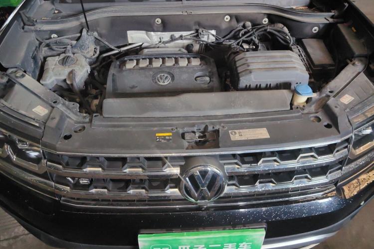 Used Volkswagen Teramont 2019 530 V6 Four-Wheel Drive Luxury Edition China V Standard Engine Bay