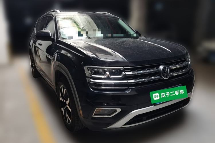Used Volkswagen Teramont 2019 380TSI Four-Wheel Drive Luxury Version China VI Standard Front Right 45 Deg