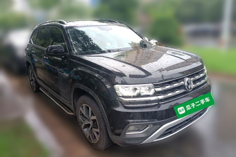 Used Volkswagen Teramont 2019 330TSI Two-Wheel-Drive Luxury Edition China V Standard Front Right 45 Deg