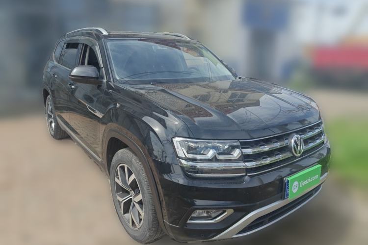 Used Volkswagen Teramont 2019 330TSI Two-Wheel-Drive Luxury Edition China VI Standard Front Right 45 Deg